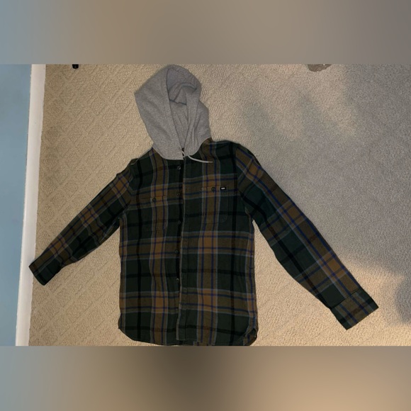 VANS Men’s long sleeve hooded flan - Picture 1 of 1